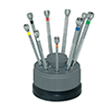 Bergeon Watchmakers Screwdriver Set with Rotating Stand-Set of 9