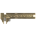 Brass Vernier Gauge with Backed Underplate- 80mm