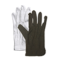 Inspection Gloves - 100% Cotton - White or Black