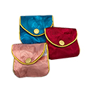 Pastel Chinese Jewelry Pouches - 2 1/2
