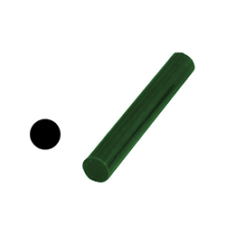 Ferris File-A-Wax Ring Tube, Solid Bar, Green, 7/8