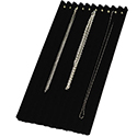 10 Necklace Tray Insert - Black Velvet