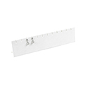White Leatherette Display Earring Stand 6 Pairs
