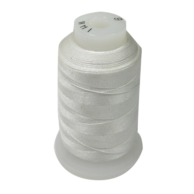 White Silk Bead Spool Size E, 200 Yards Kassoy Jewelry Supply