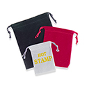 Drawstring Suede Pouches