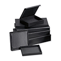 Leatherette Jewelry Tray with Magnetic Cover