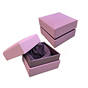 Purple/Eggplant Boxes with Pouch