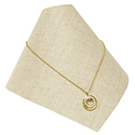 Necklace Cone - Natural Linen