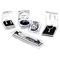 Earring Box - Clear Lucite (24 pack)